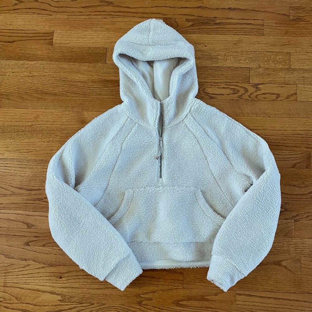 EUC Lululemon Sherpa Scuba Hoodie, Size M/L